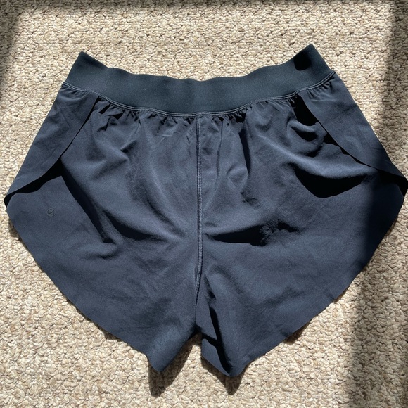 CRZ Yoga True Navy Mid-Waisted Dolphin Athletic Shorts - Picture 8 of 11